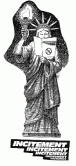 Lady Liberty reads Incitement